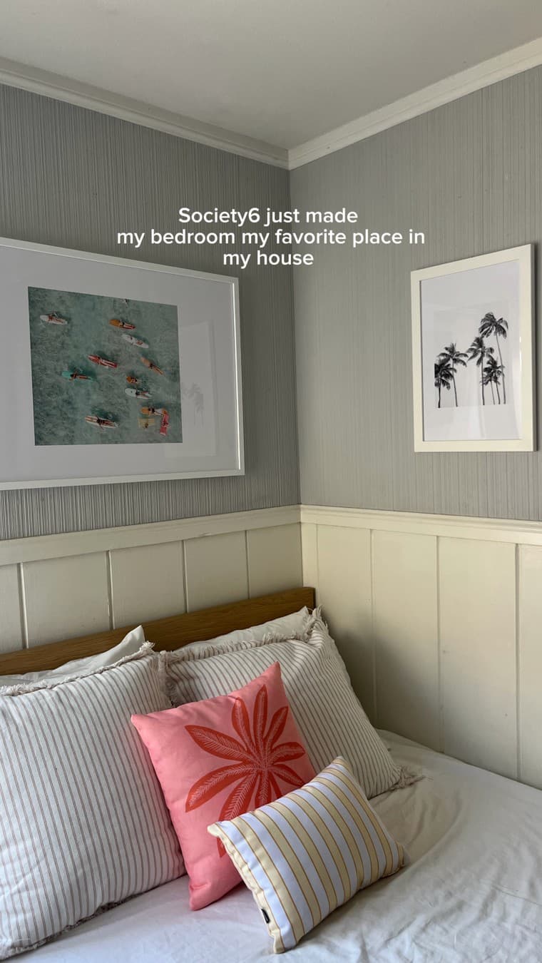 Society6 · UGC Overlay ad