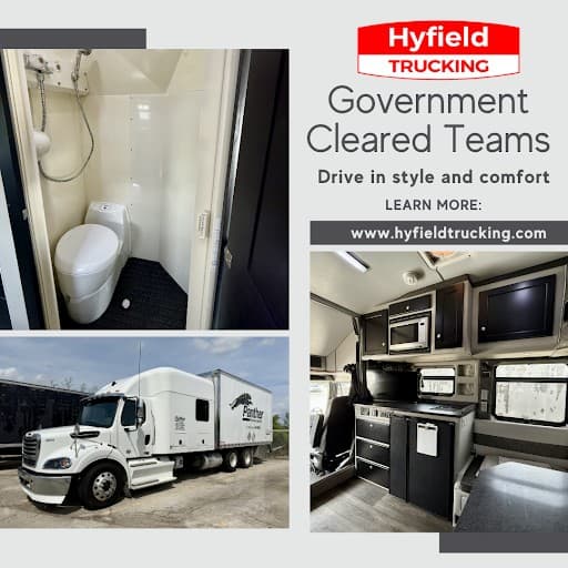 Hyfield Trucking · Collage ad