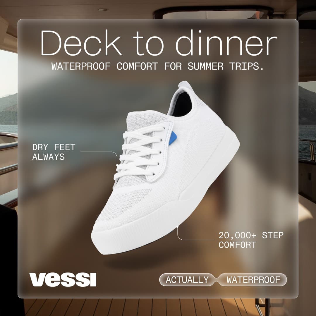 Vessi · Feature Benefit Pointout ad