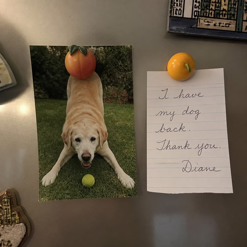 Hannah's Dog Journal · Letter ad
