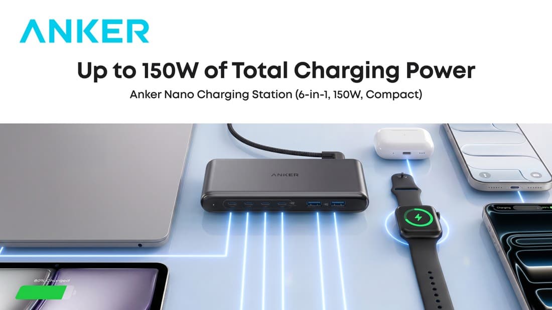 Anker · Flatlay ad