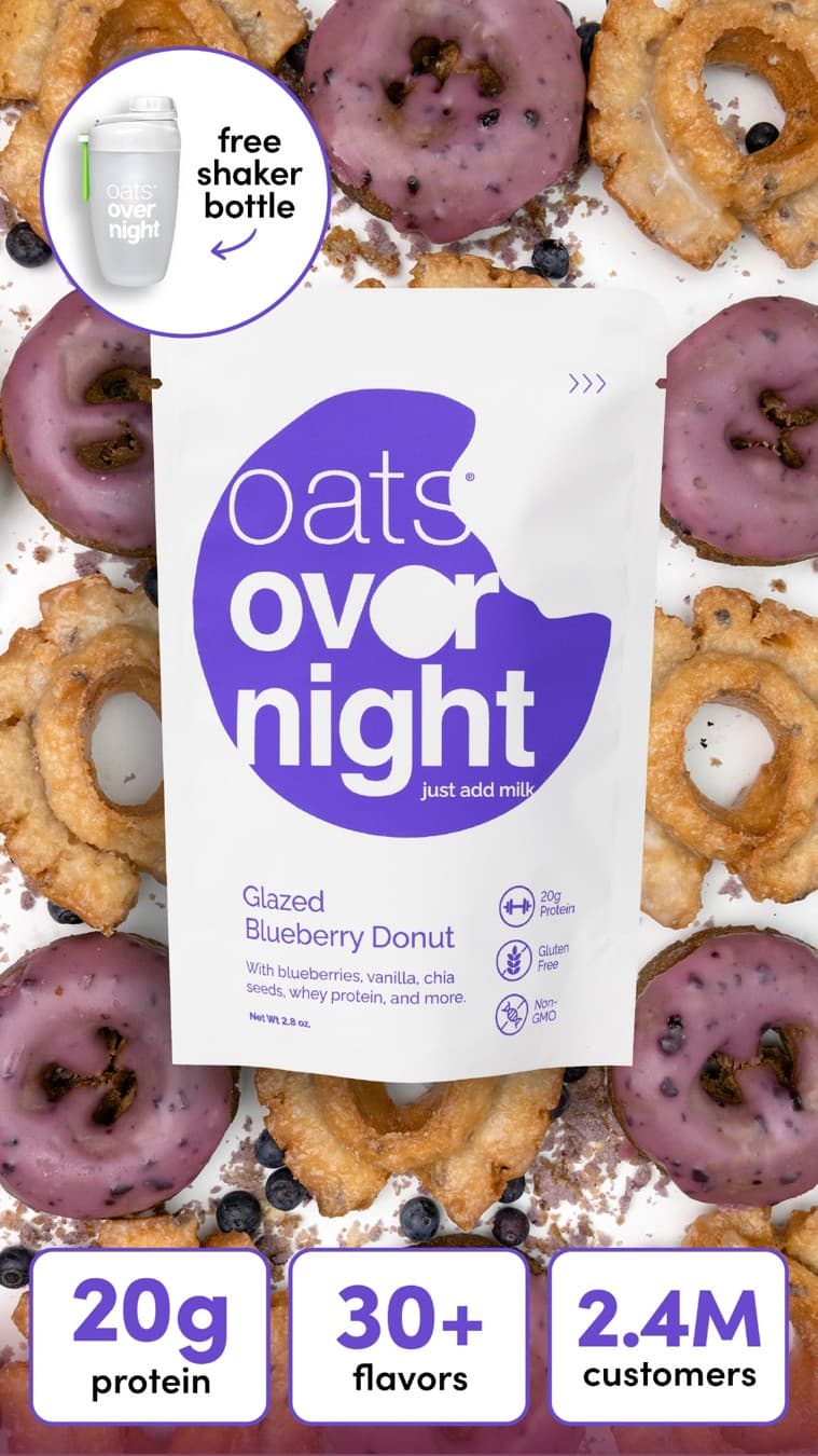 Oats Overnight · Flatlay ad