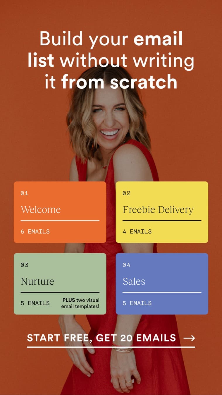 Jenna Kutcher · Listicle ad