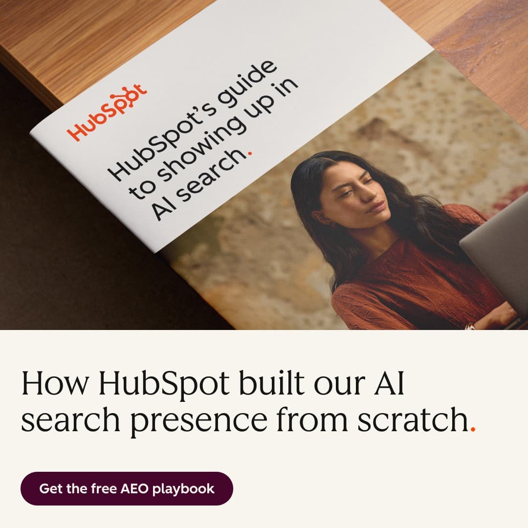 HubSpot · Flatlay ad