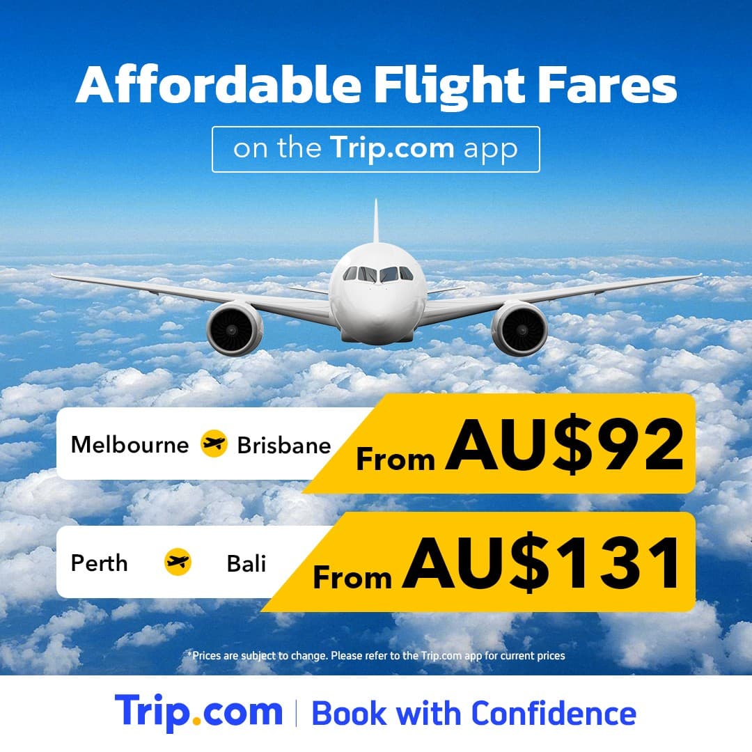 Trip.com Australia · Offer-First Banner ad