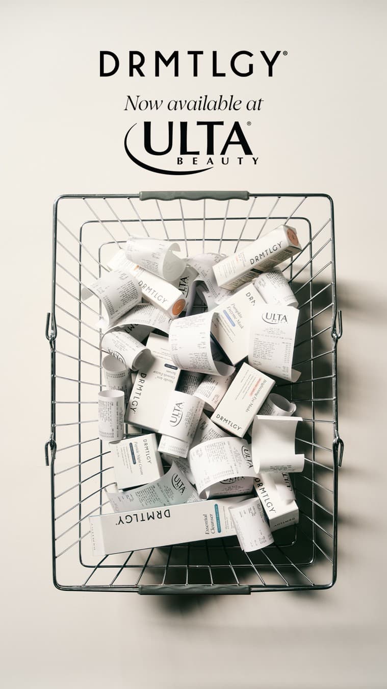 DRMTLGY · Flatlay ad