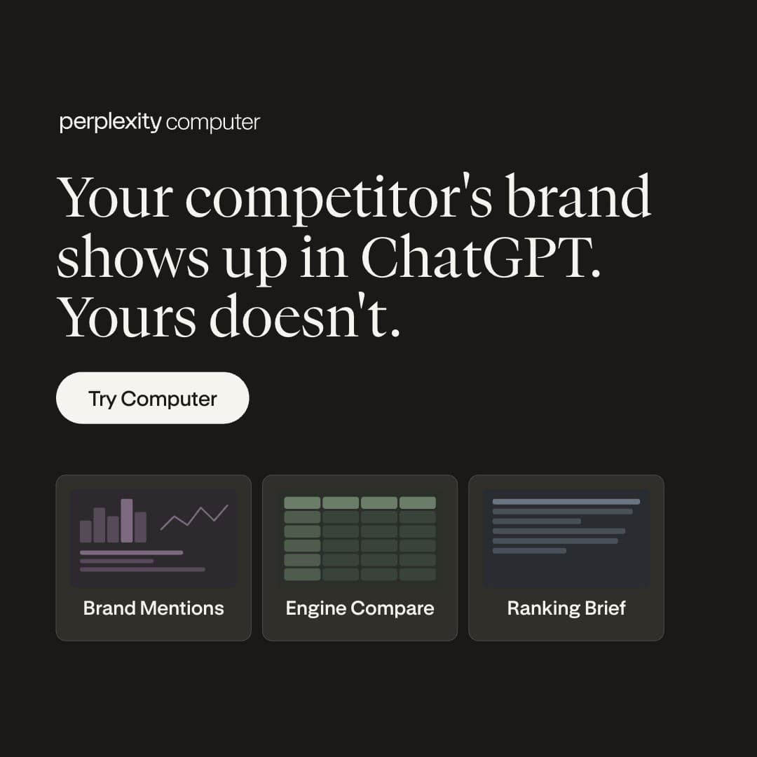 Perplexity AI · Product Image ad
