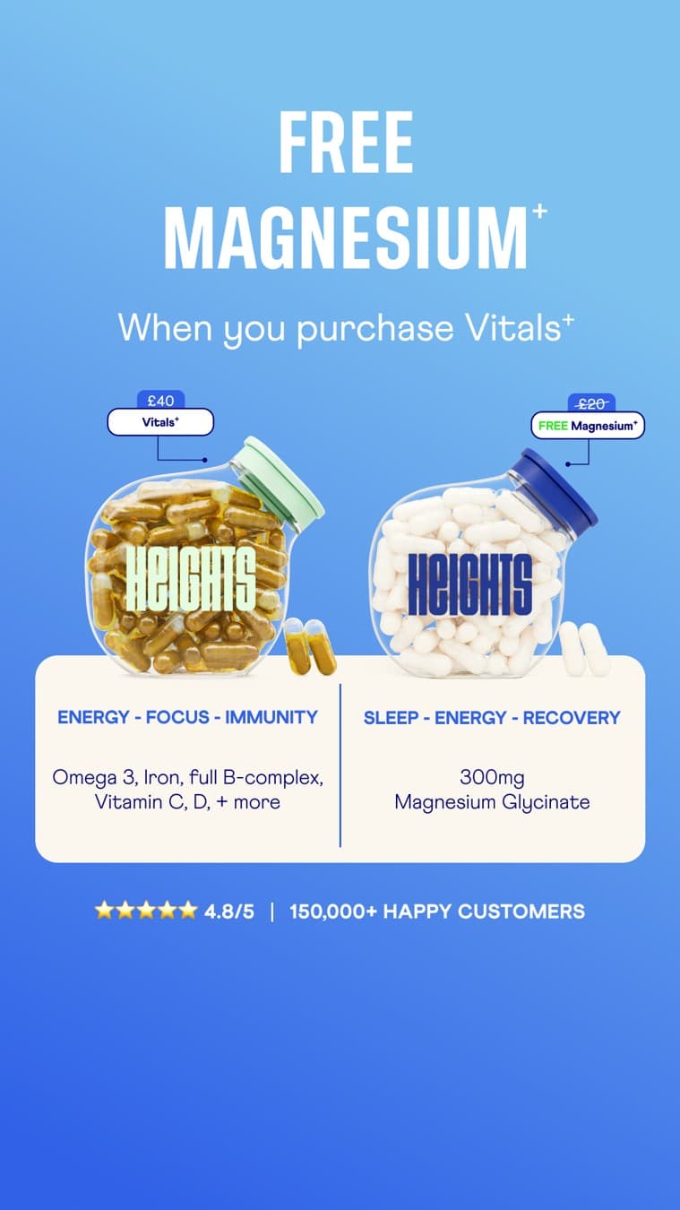 Your Heights · Offer-First Banner ad