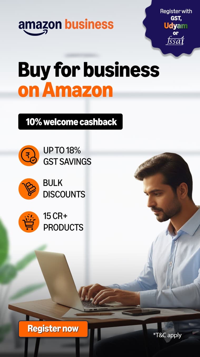 Amazon Business India · Offer-First Banner ad