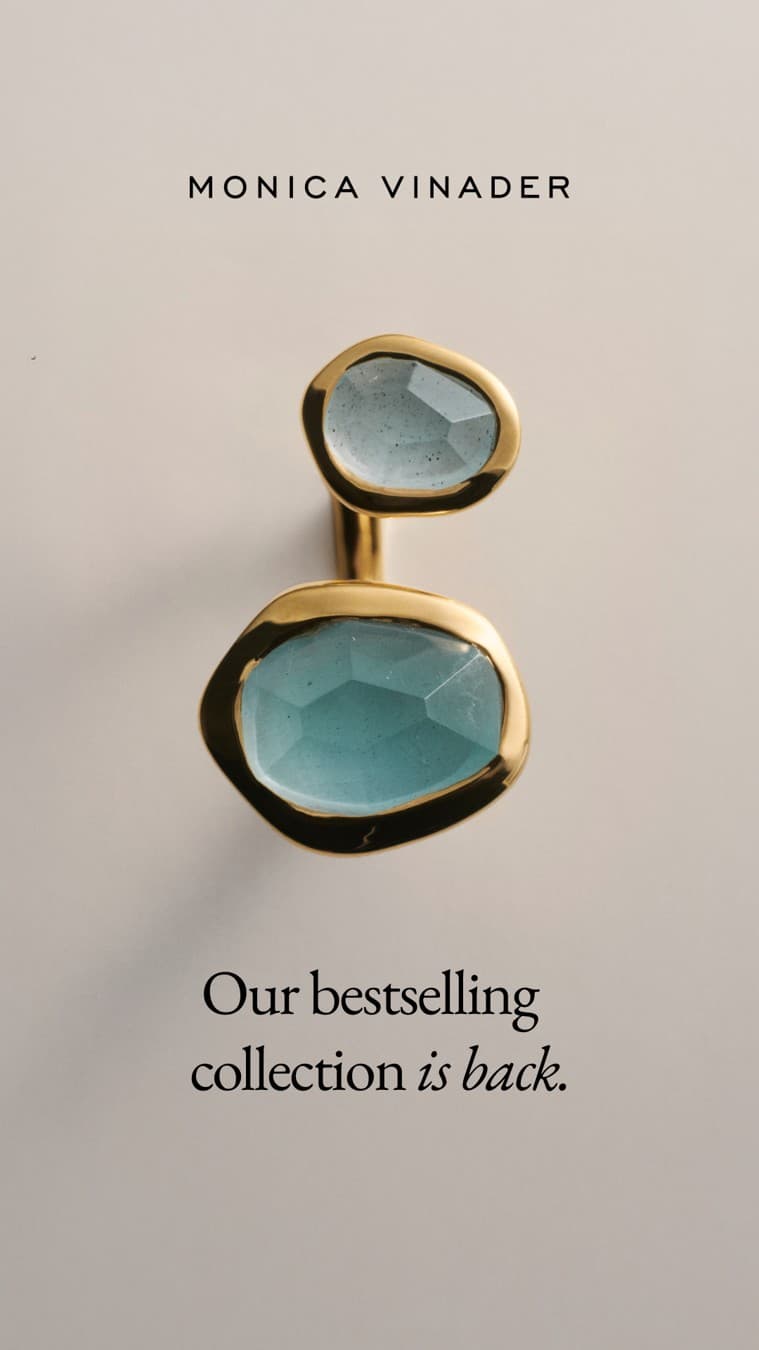 Monica Vinader · Product Image ad