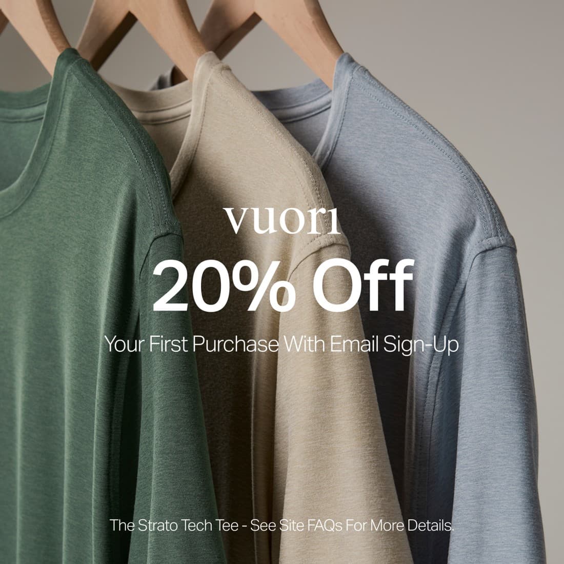 Vuori · Offer-First Banner ad