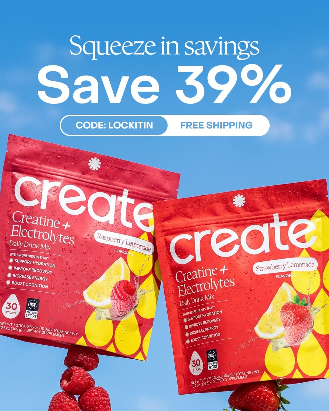 Create Wellness · Offer-First Banner ad