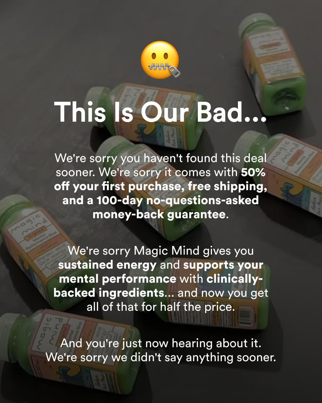 Magic Mind · Flatlay ad