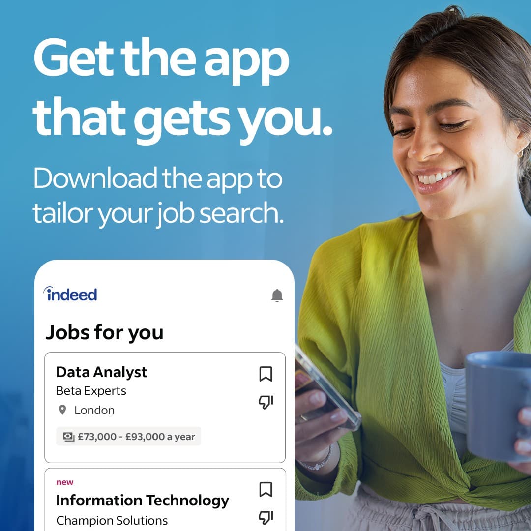 Indeed · Native Search ad