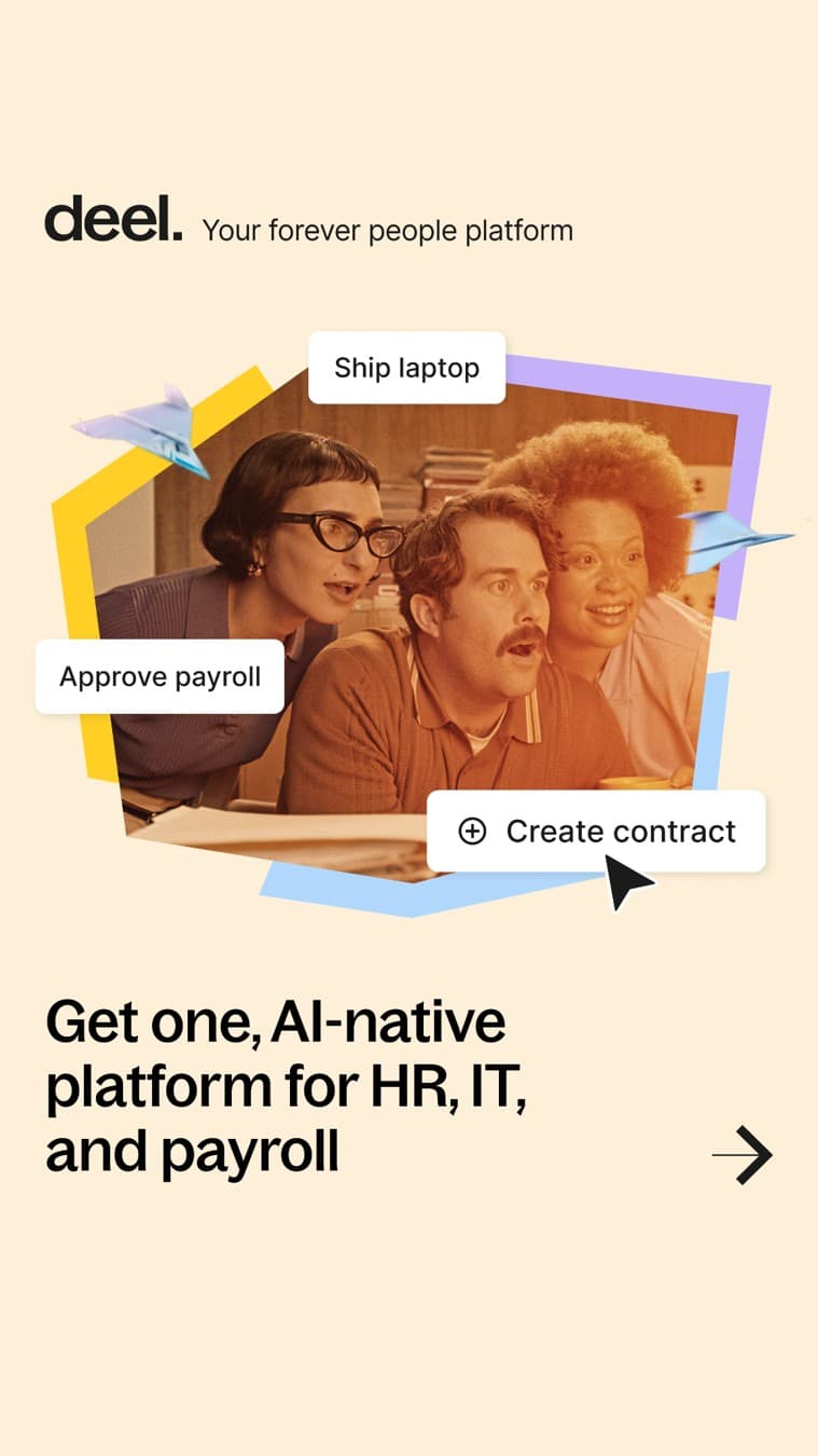 Deel · Feature Benefit Pointout ad