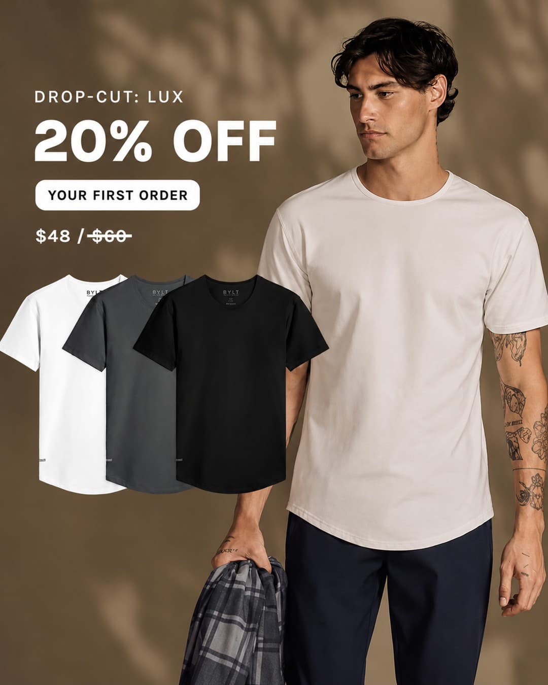 BYLT Basics · Offer-First Banner ad