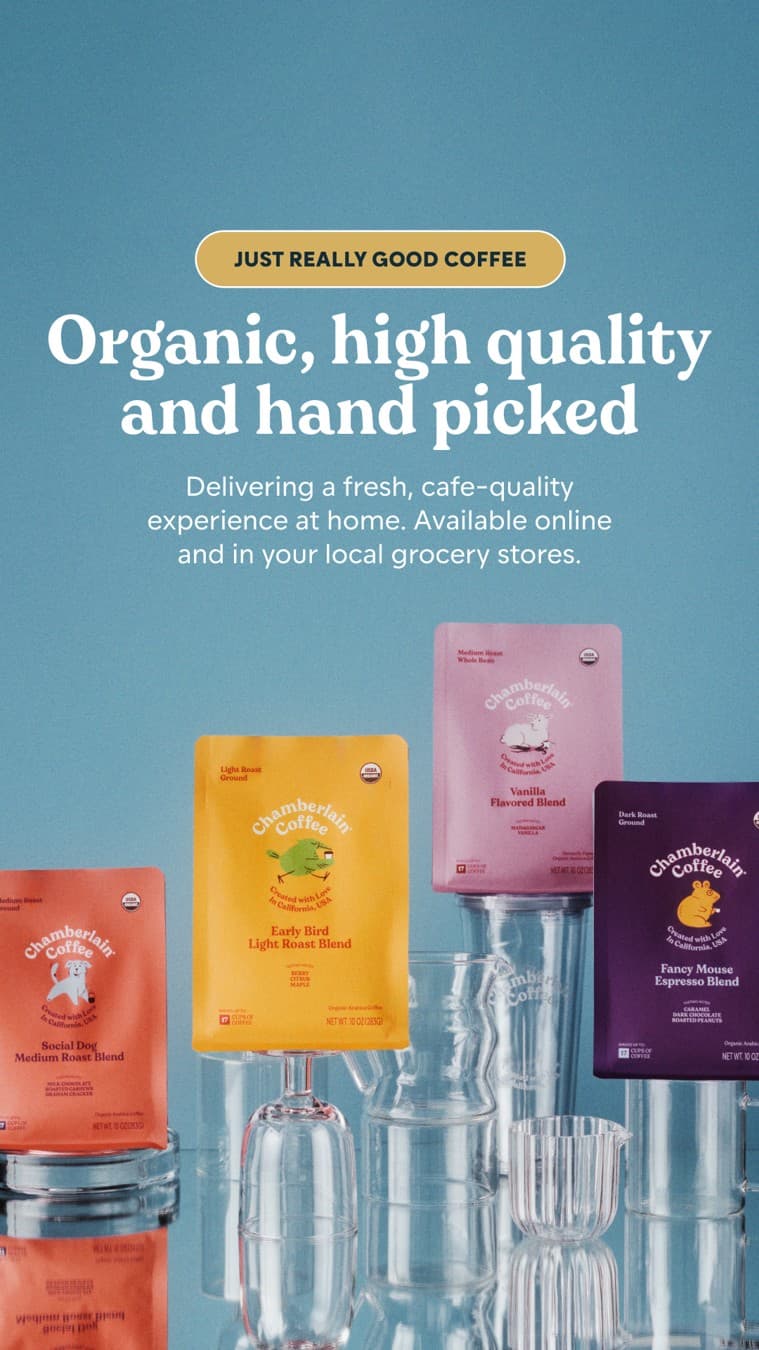 Chamberlain Coffee · Product Image ad