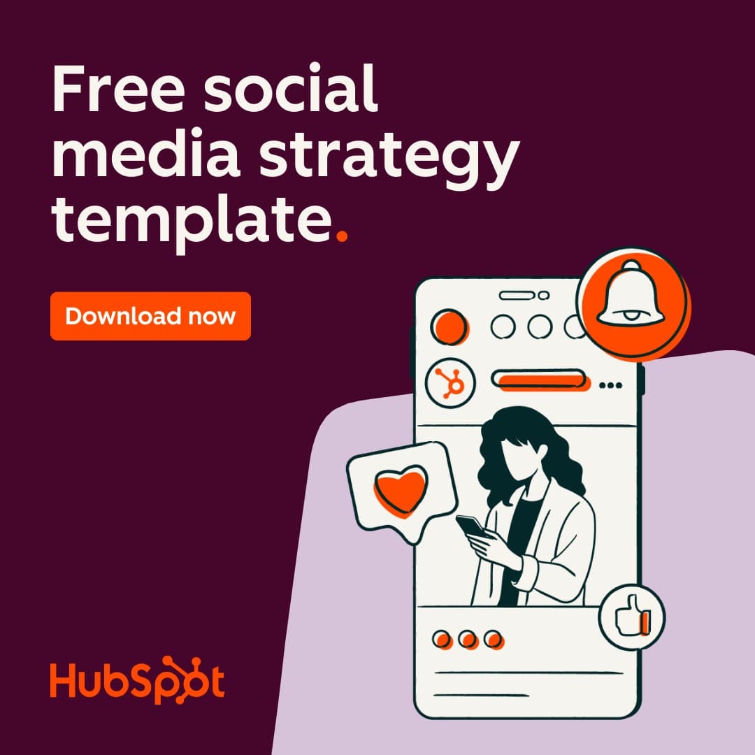 HubSpot · Social Media Mockup ad