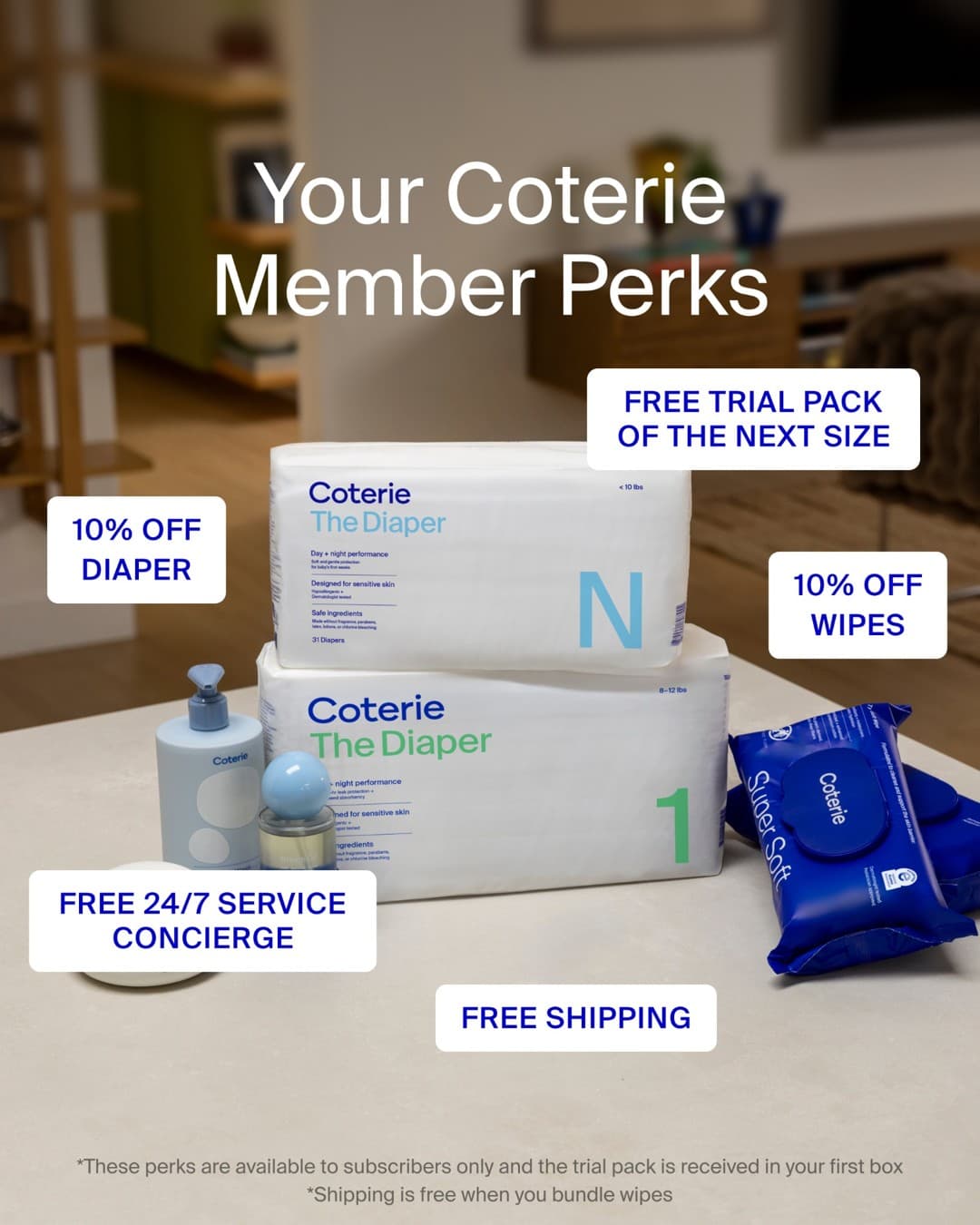 Coterie Baby · Offer-First Banner ad