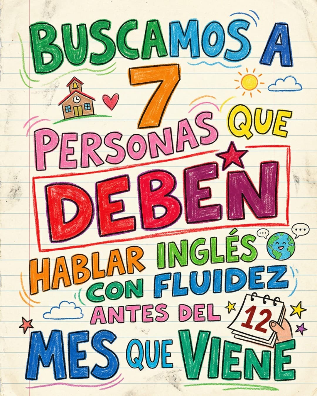 EWA: Learn Languages · Hand-Drawn ad