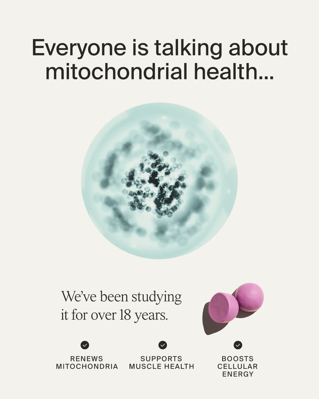Timeline Longevity · Product Image ad