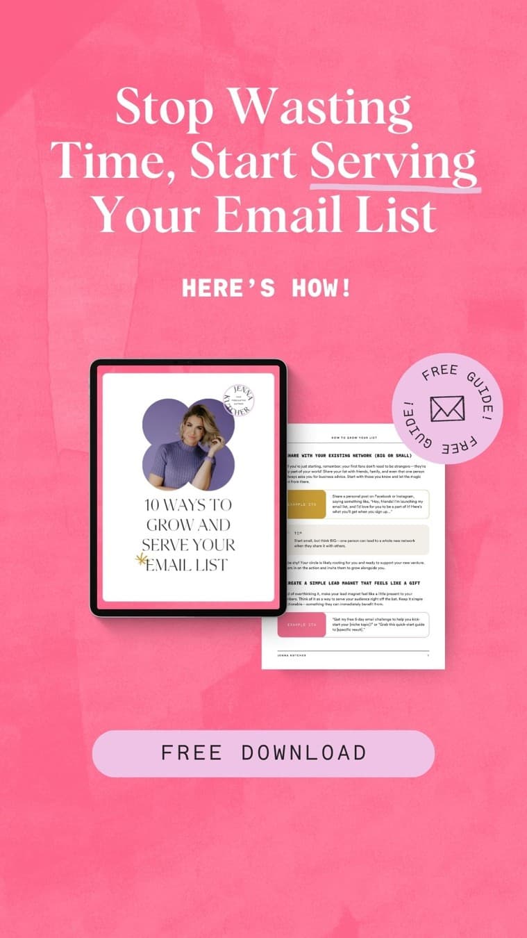 Jenna Kutcher · Document Mockup ad