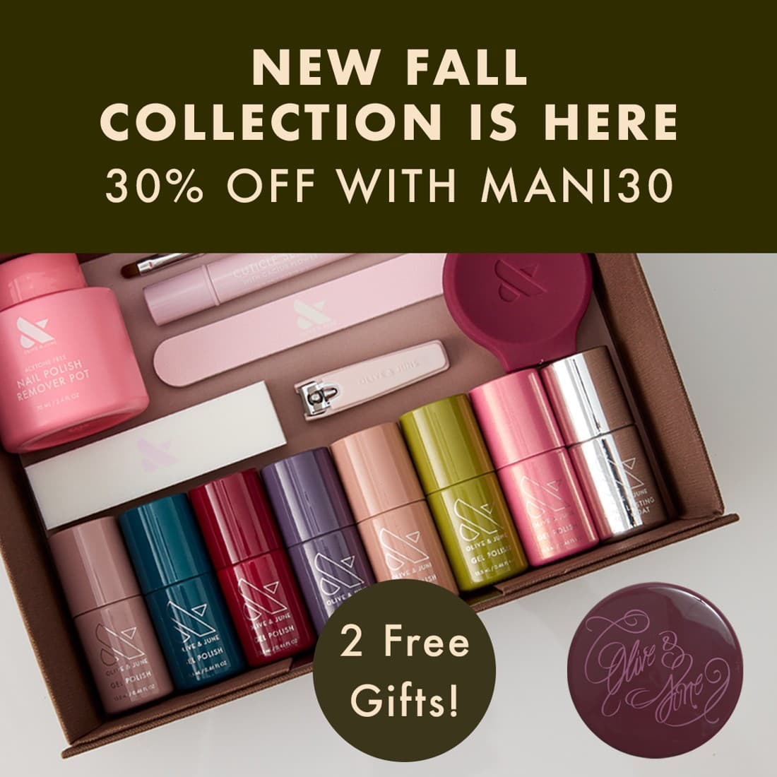 Olive & June · Offer-First Banner ad