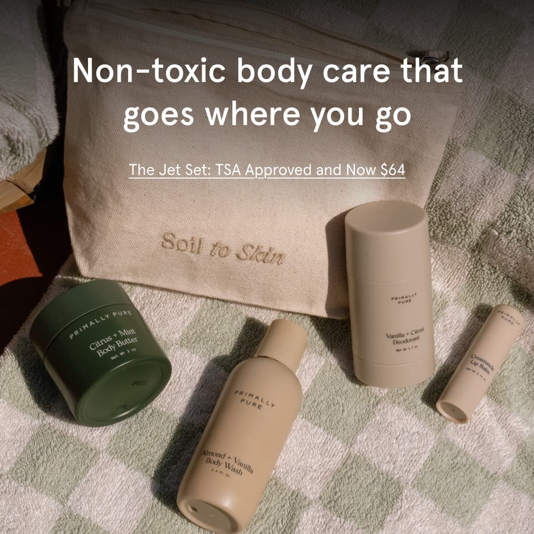Primally Pure Skincare · Flatlay ad