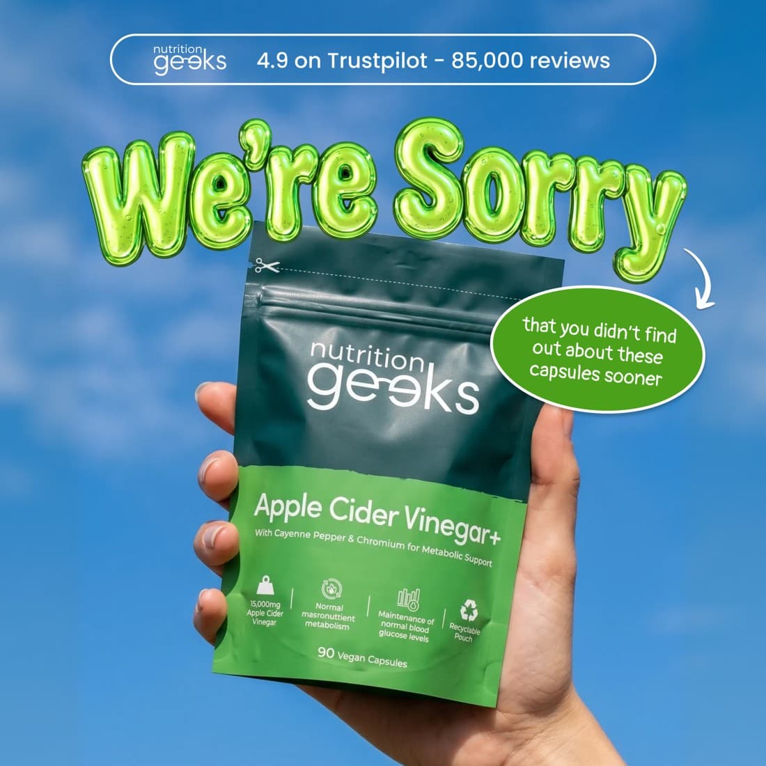 Nutrition Geeks · Product Image ad
