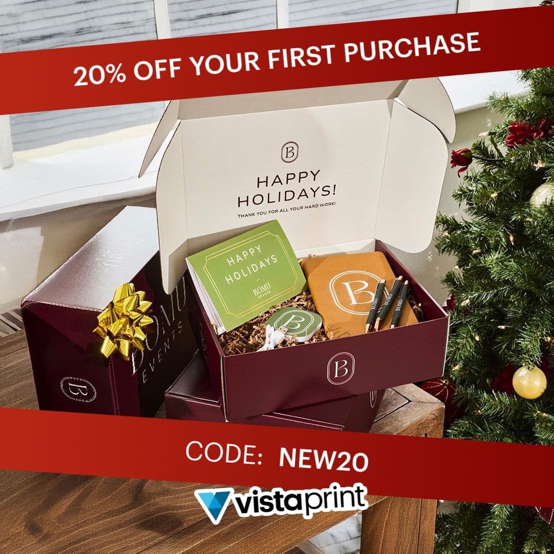 VistaPrint · Offer-First Banner ad
