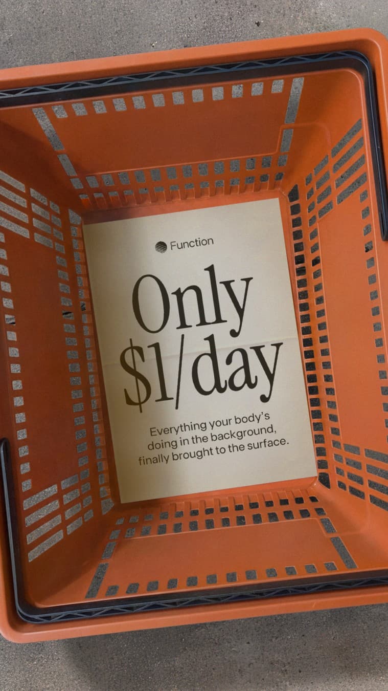Function Health · Sign ad