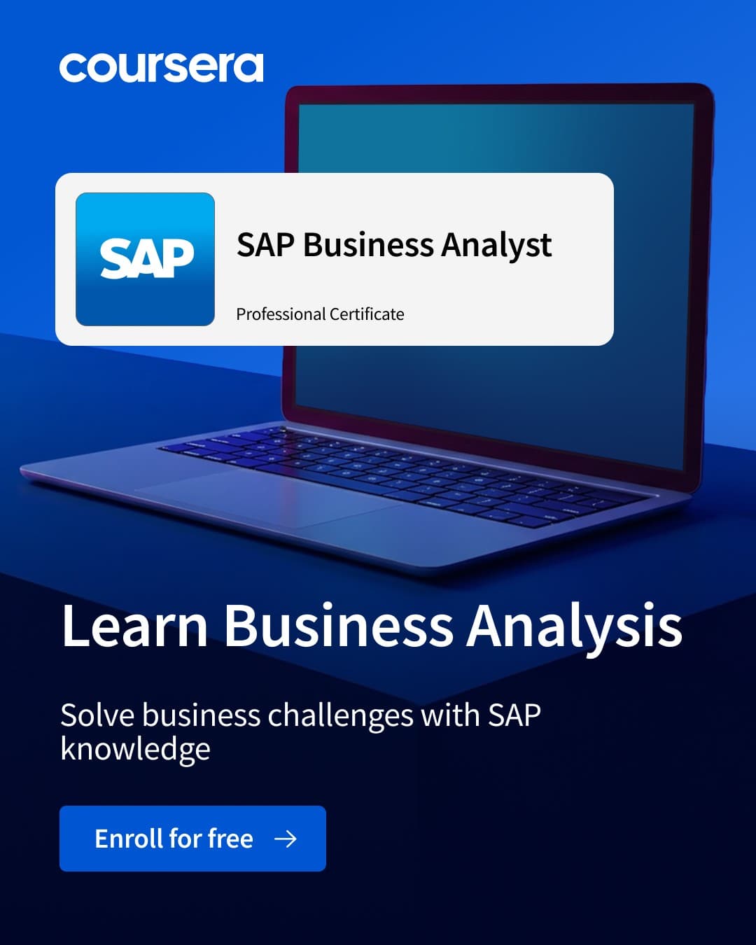 Coursera · Product Image ad