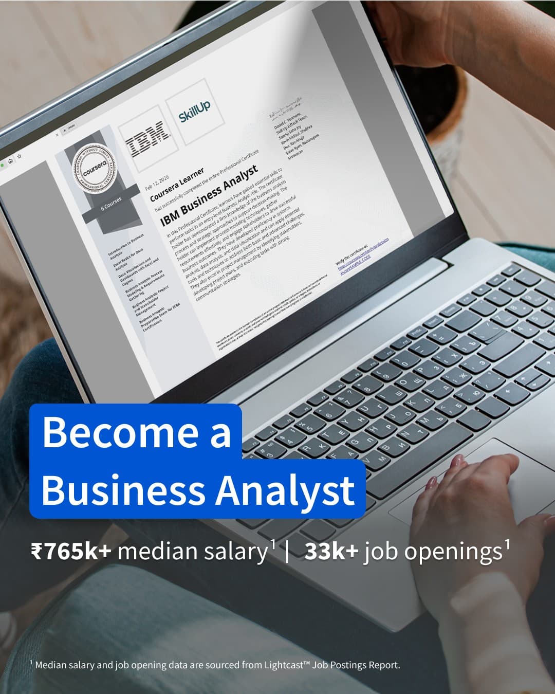 Coursera · Document Mockup ad