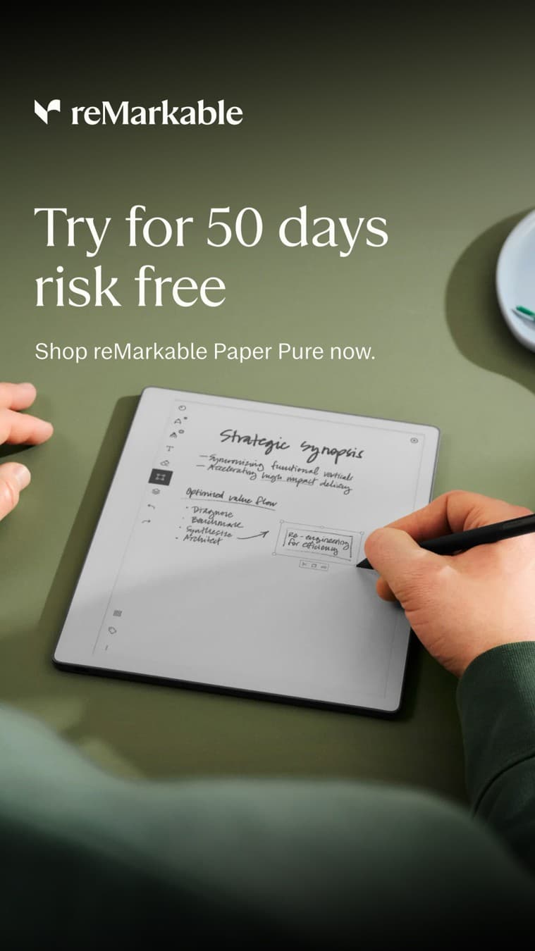 reMarkable · Notes App ad
