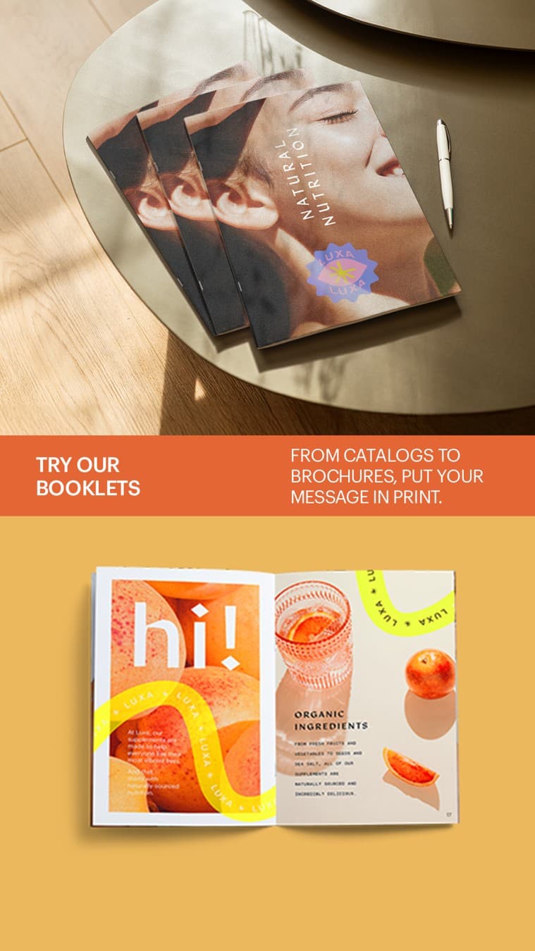 VistaPrint · Flatlay ad