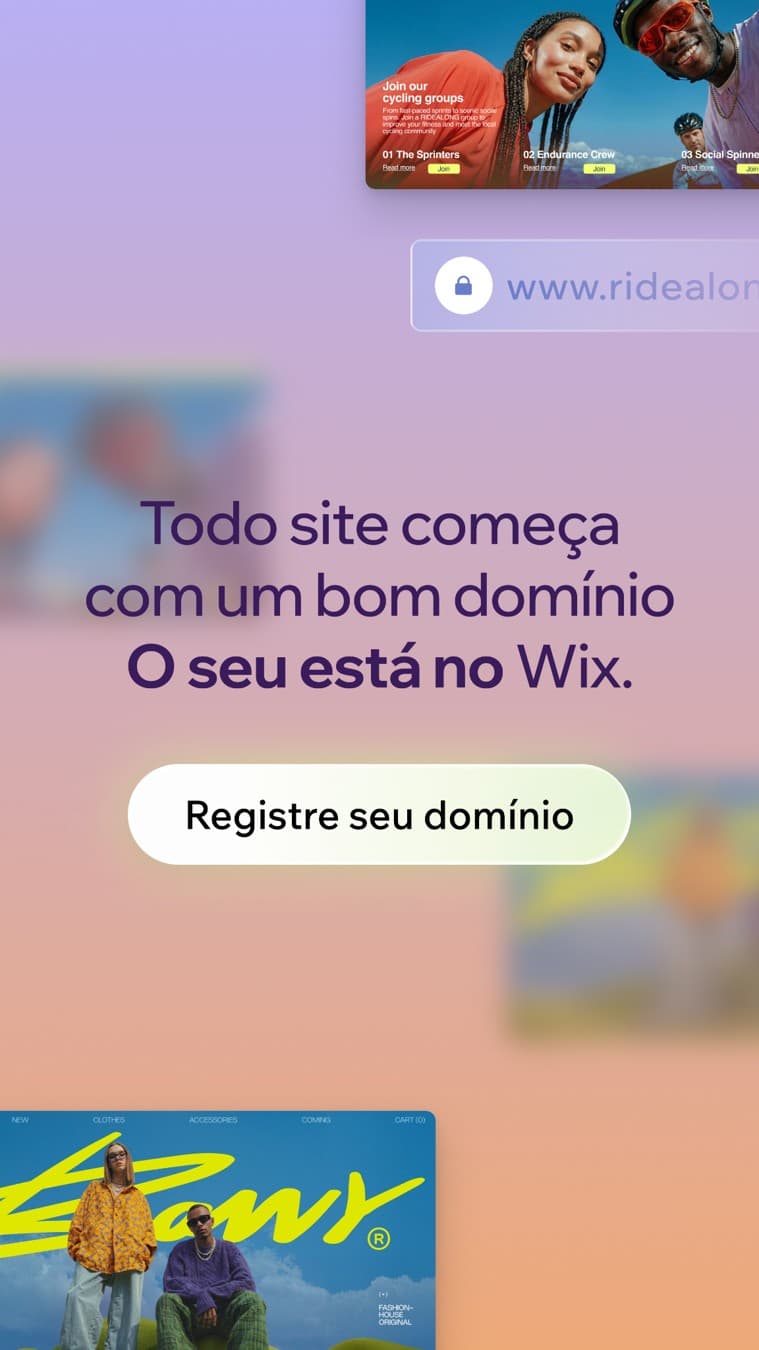 Wix · Collage ad