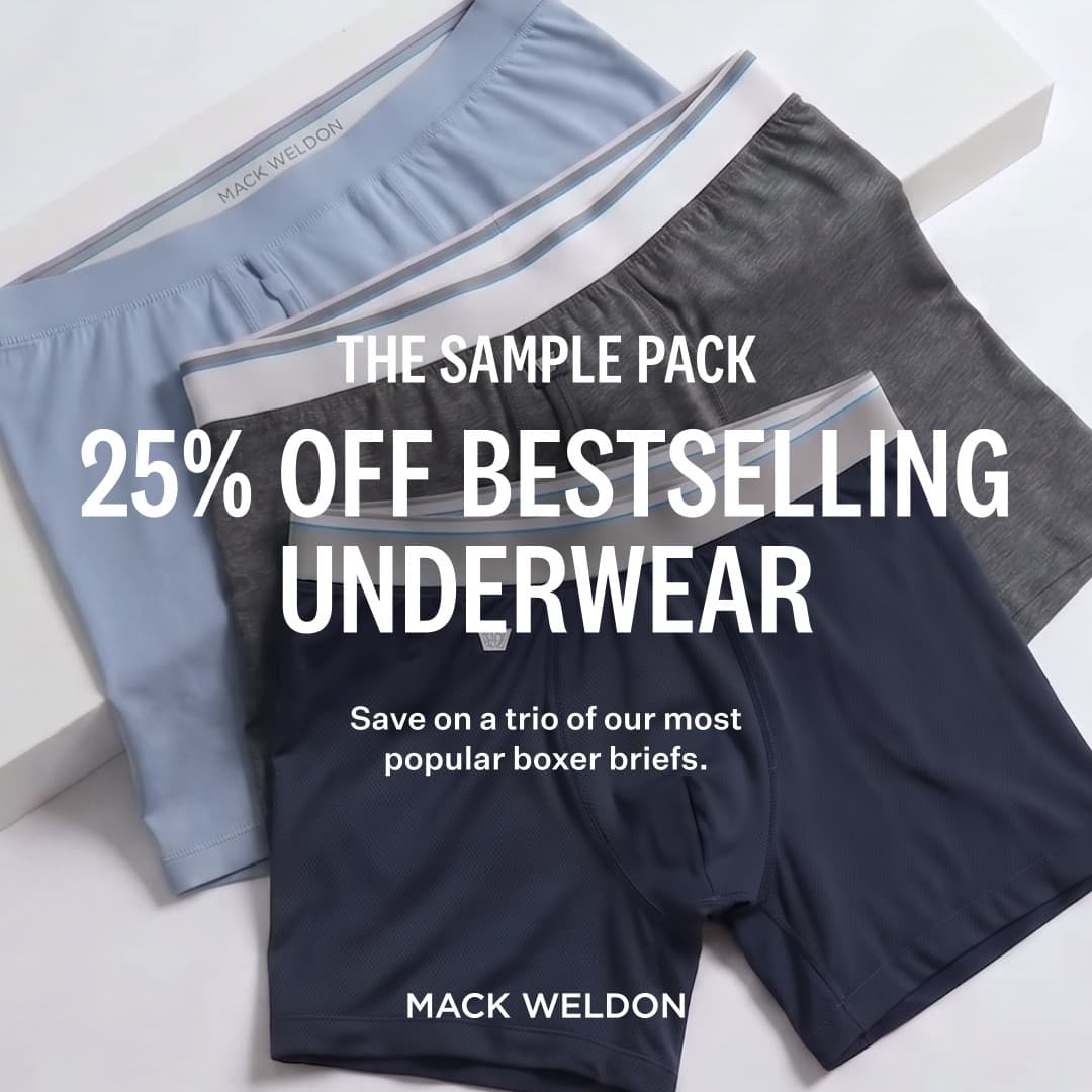 Mack Weldon · Offer-First Banner ad