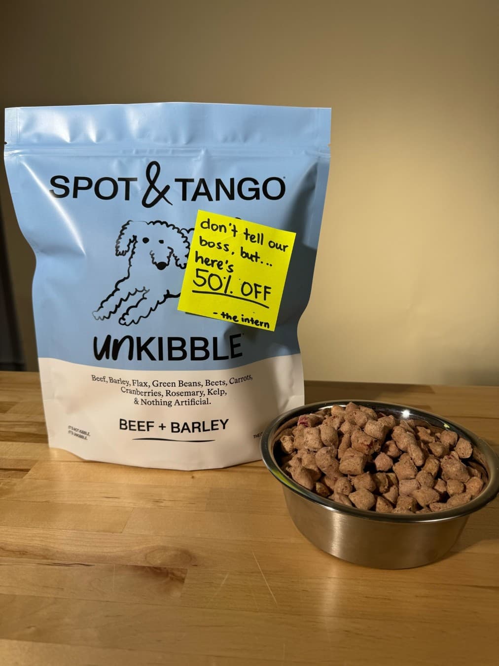 Spot and Tango · Post It ad