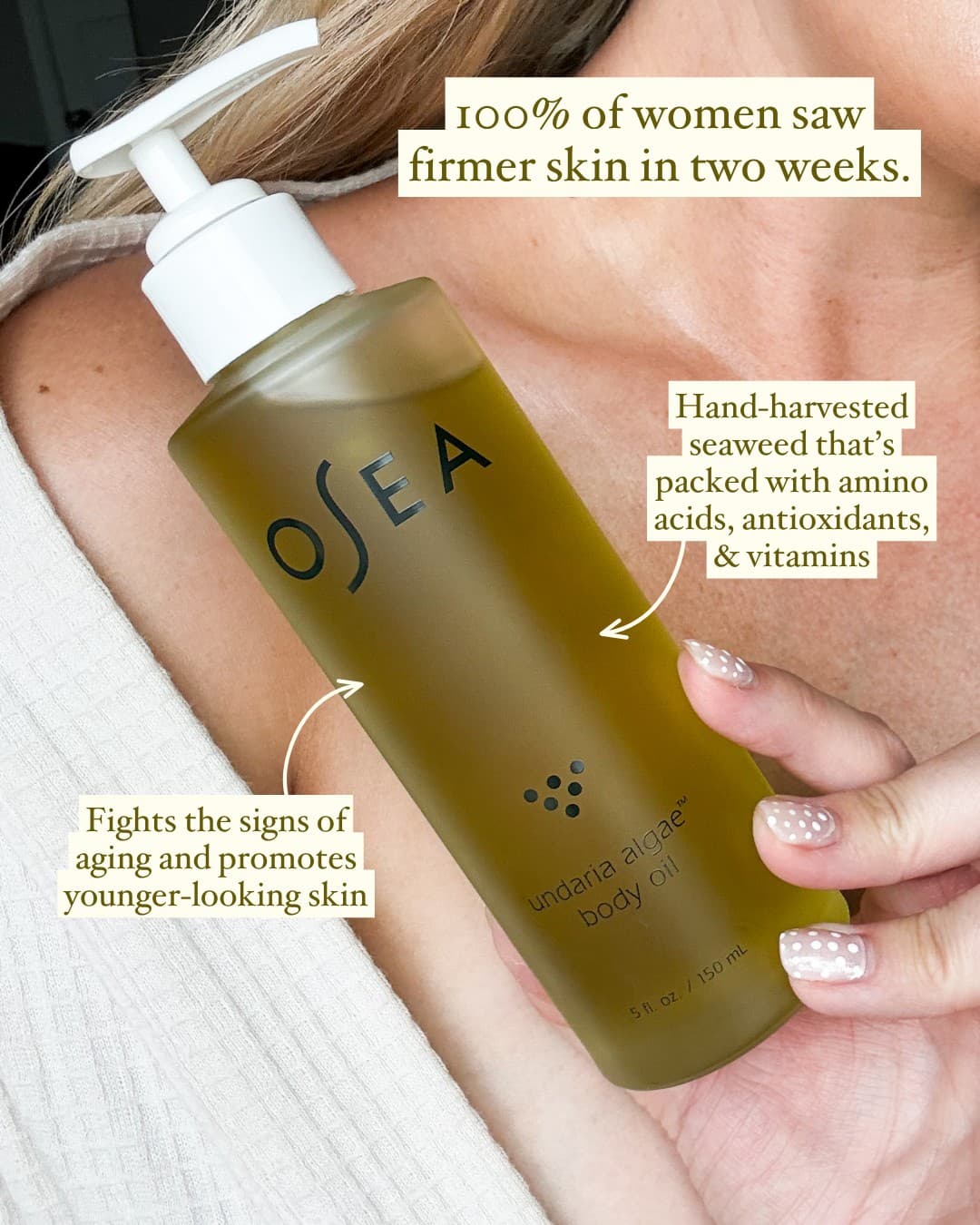 OSEA · Feature Benefit Pointout ad