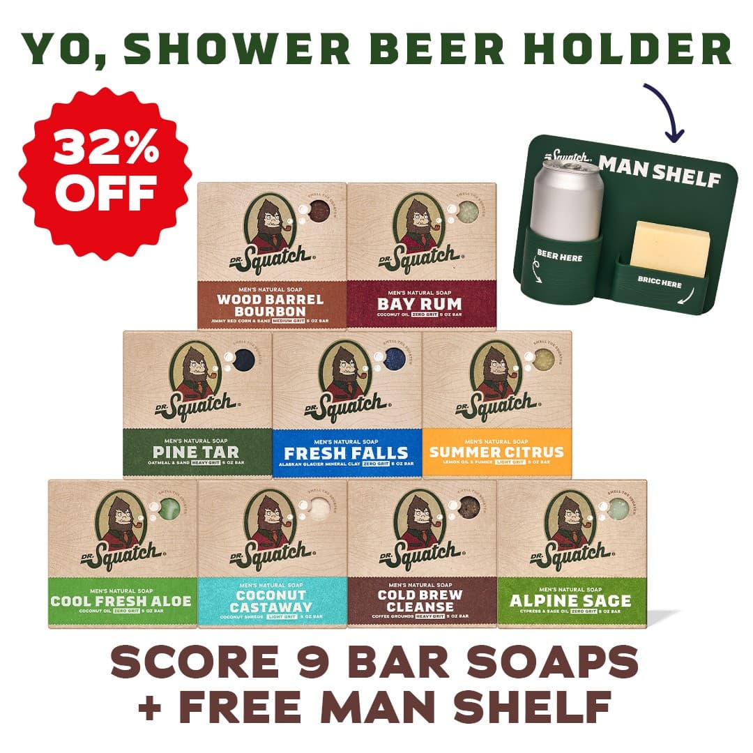 Dr. Squatch · Offer-First Banner ad