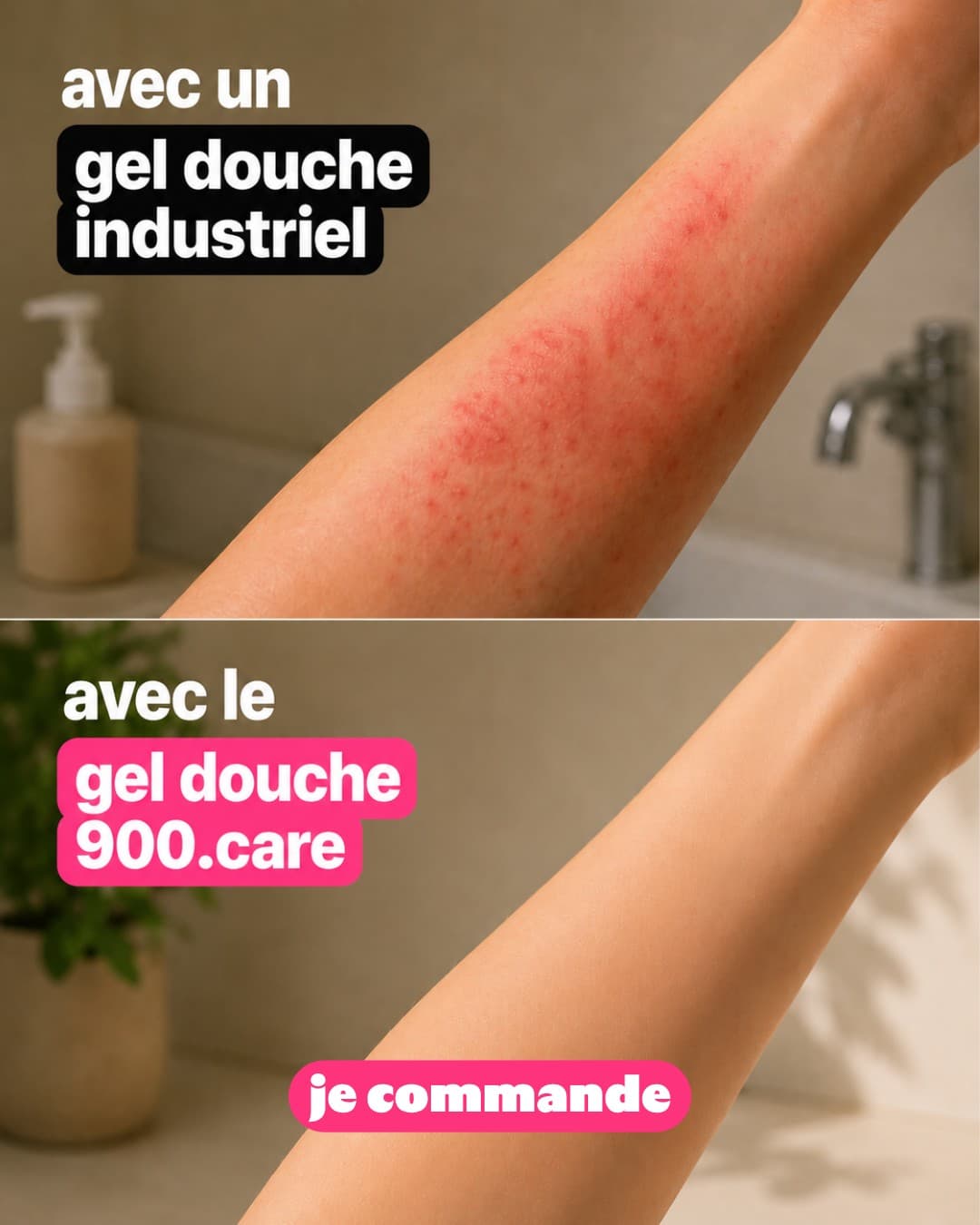 900.care · Before and After ad