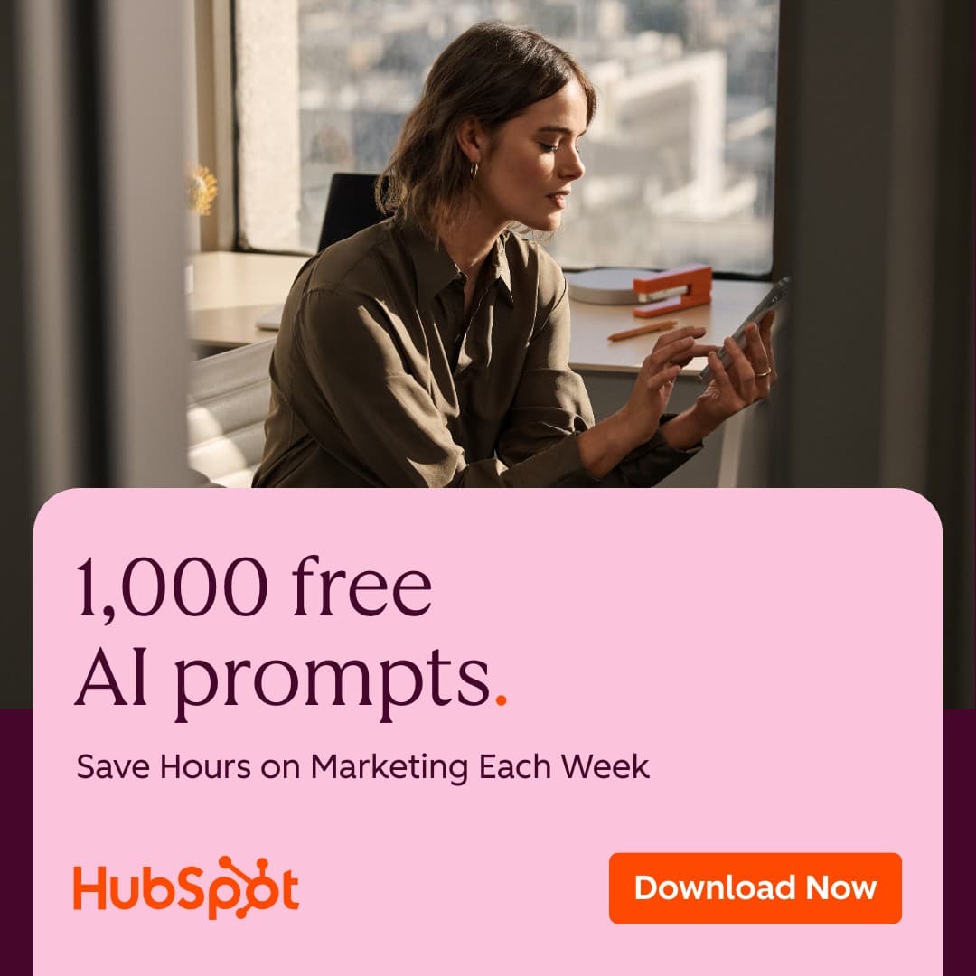 HubSpot · Offer-First Banner ad