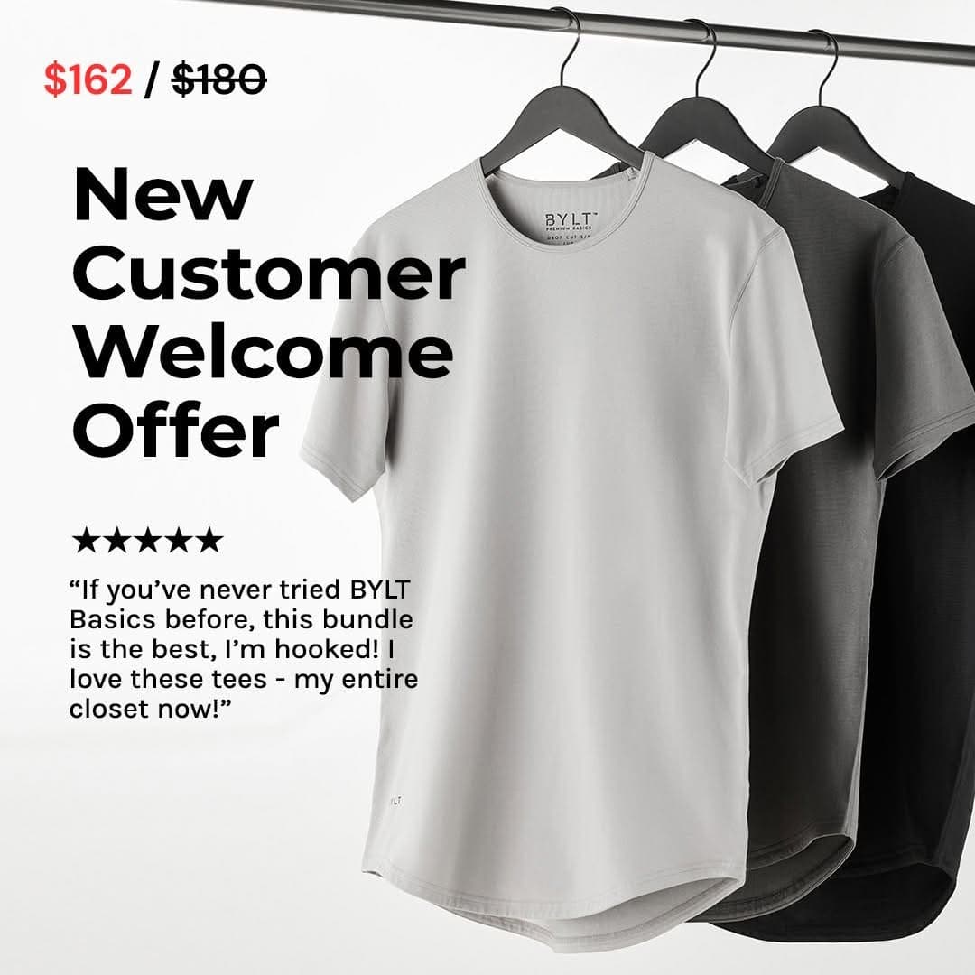 BYLT Basics · Offer-First Banner ad
