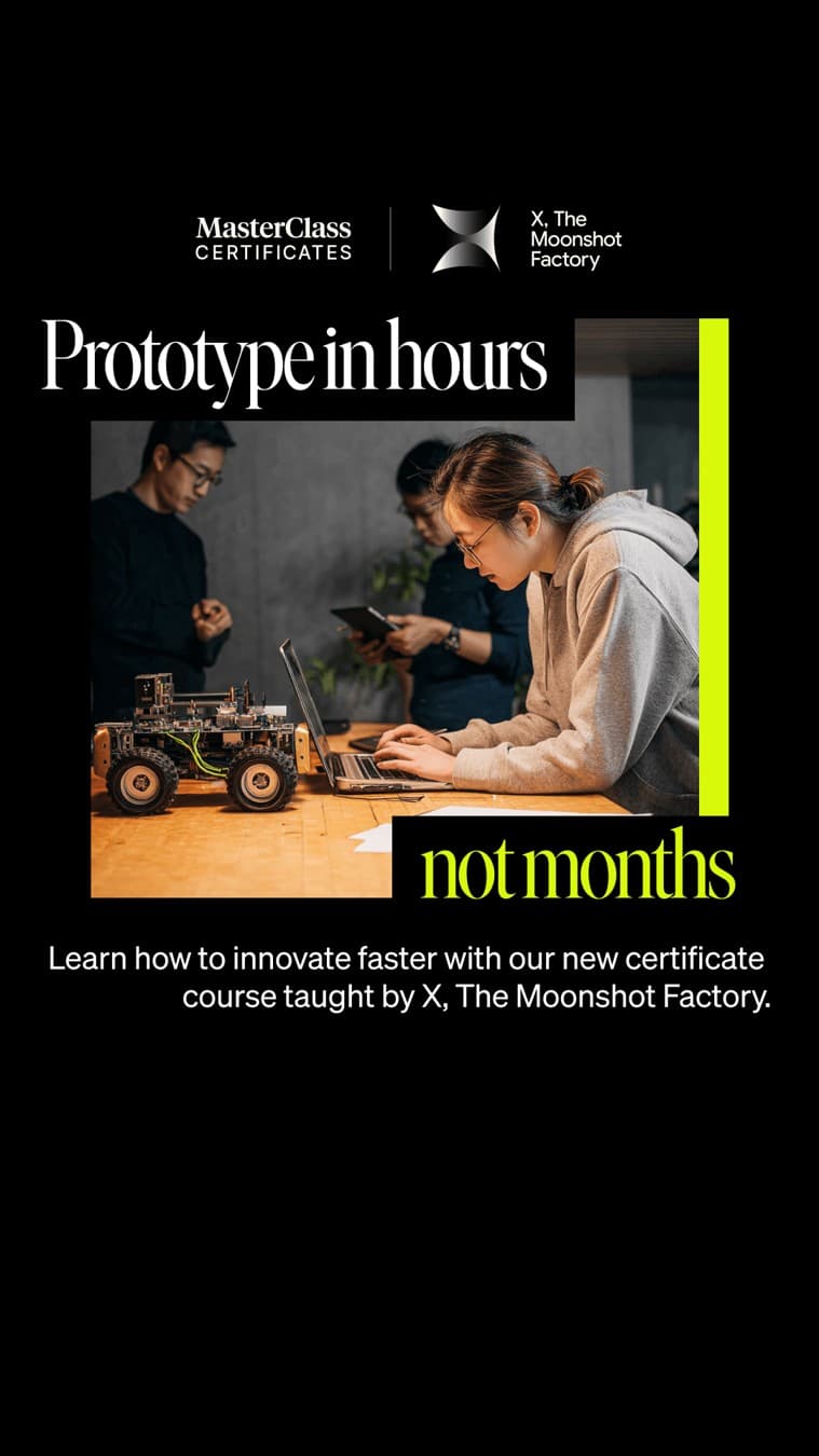 MasterClass · Editorial ad