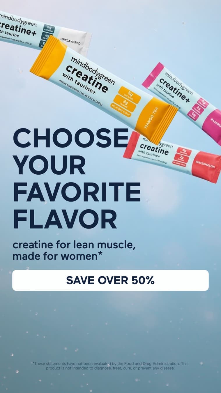 mindbodygreen · Offer-First Banner ad