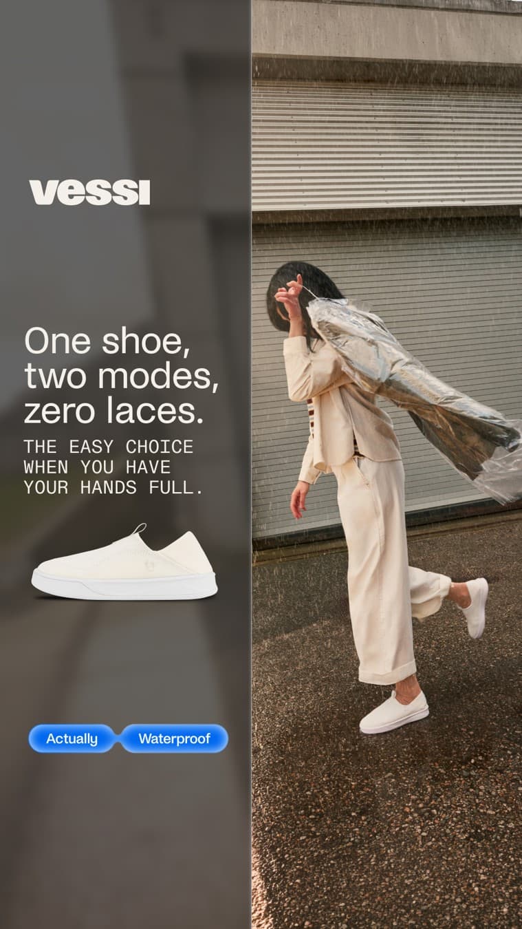 Vessi · Lifestyle Image ad