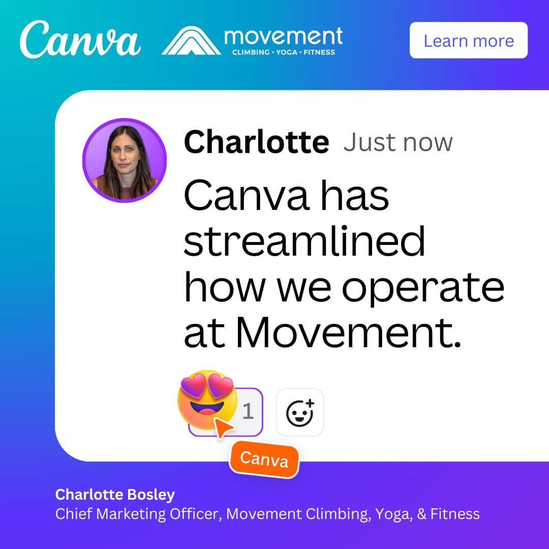 Canva · Social Media Mockup ad