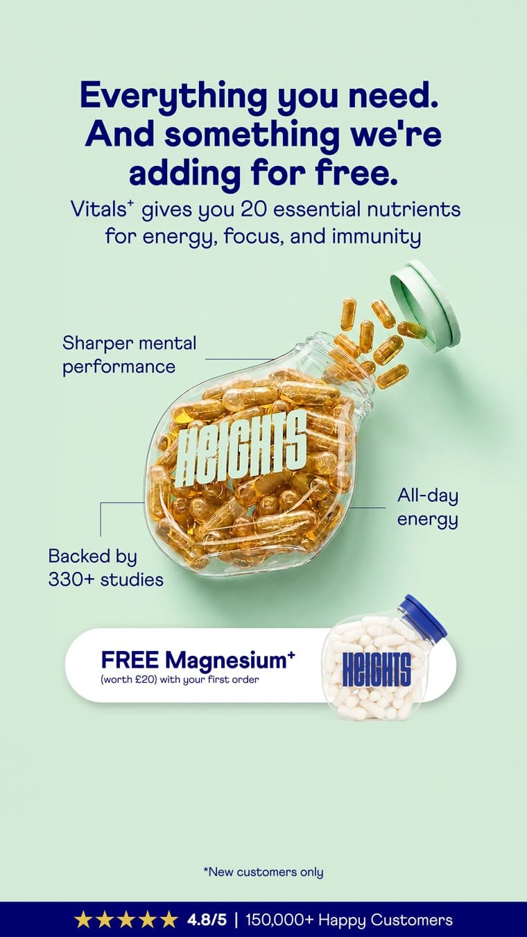 Your Heights · Feature Benefit Pointout ad