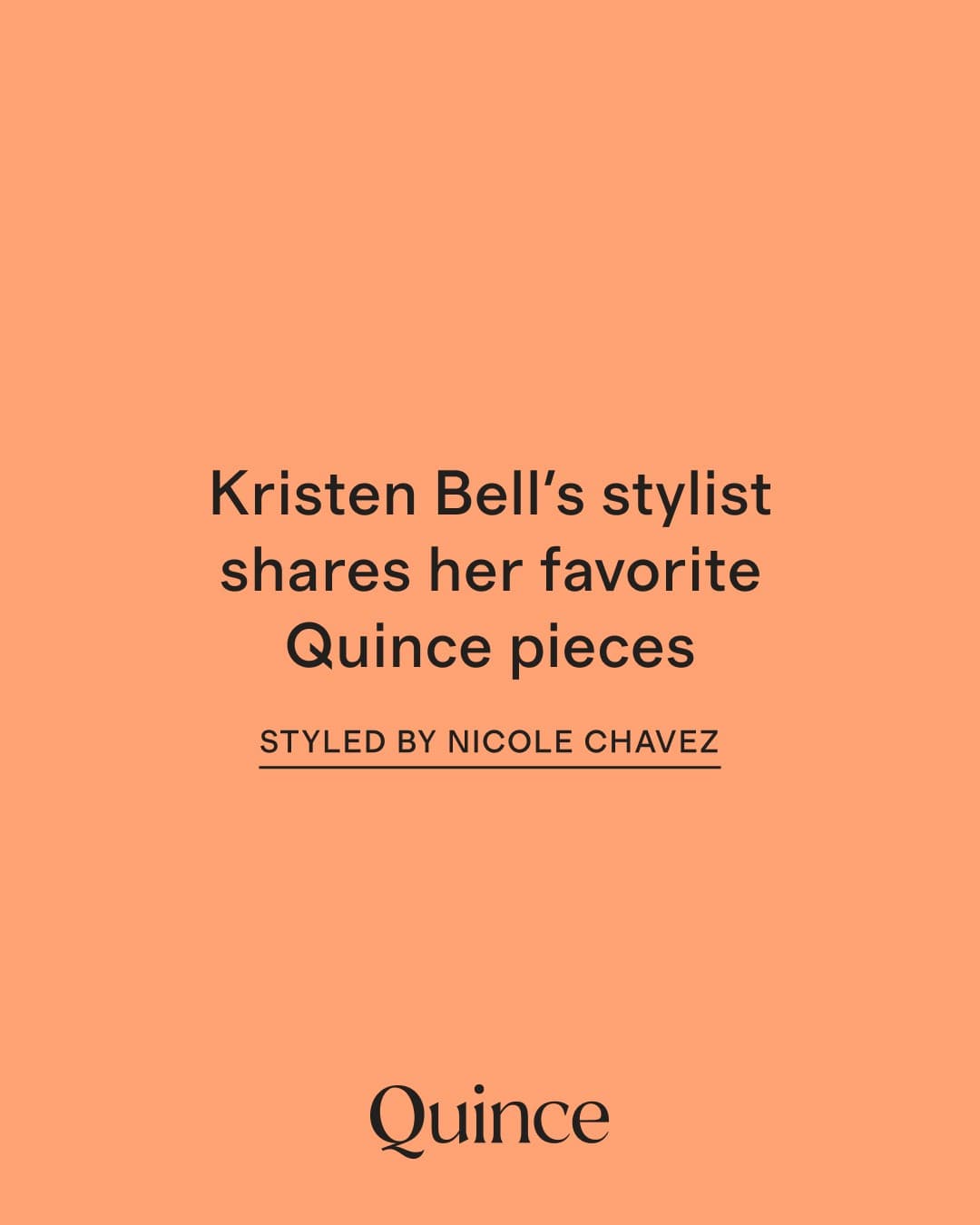 Quince · Text-led Statement ad