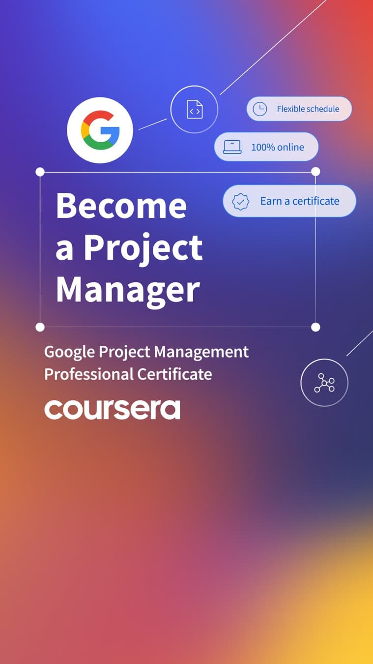 Coursera · Feature Benefit Pointout ad